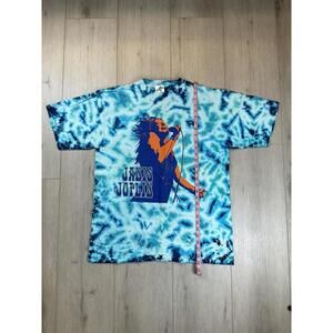 Vintage 1994 Janis Joplin Tour Band Tie Dye Graphic T-Shirt Sz L Single Stitched